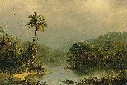 Frederic Edwin Church Tropical Landscape oil painting reproduction